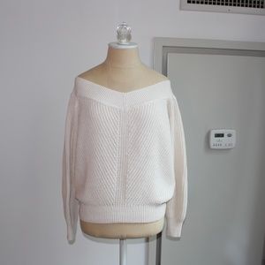 Abercrombie & Fitch Cozy Off-the-Shoulder Sweater